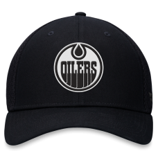 Бейсболка Edmonton Oilers Fanatics Black Tonal Meshback Stretch