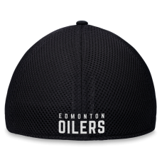 Бейсболка Edmonton Oilers Fanatics Black Tonal Meshback Stretch