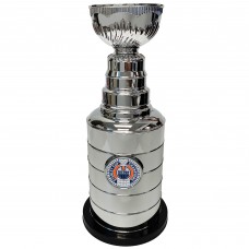 Edmonton Oilers Silver 14 Stanley Cup Coin Bank Replica Trophy