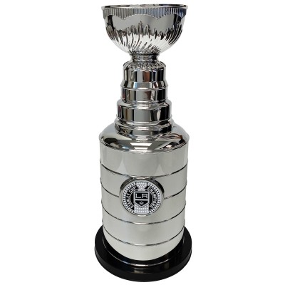 Los Angeles Kings Silver 14 Stanley Cup Coin Bank Replica Trophy
