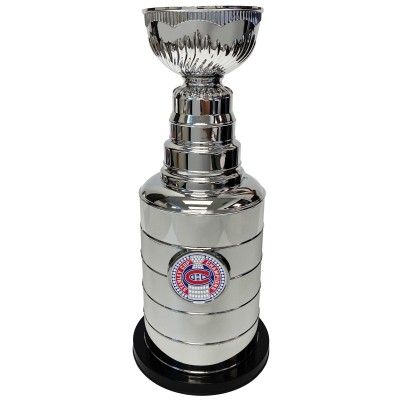 Montreal Canadiens Silver 14 Stanley Cup Coin Bank Replica Trophy