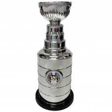 Pittsburgh Penguins Silver 14 Stanley Cup Coin Bank Replica Trophy
