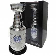 Tampa Bay Lightning Silver 14 Stanley Cup Coin Bank Replica Trophy