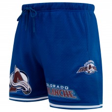 Colorado Avalanche Pro Standard Classic Mesh Shorts - Blue