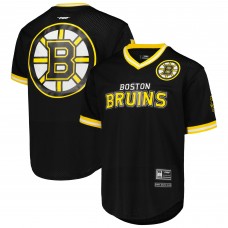 Boston Bruins Pro Standard Classic Mesh V-Neck T-Shirt - Black