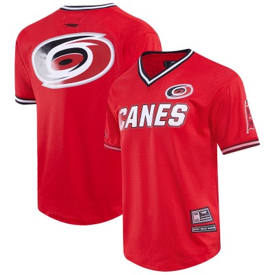 Футболка Carolina Hurricanes Pro Standard Classic Mesh V-Neck - Red