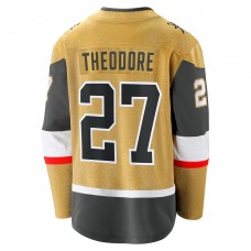 Shea Theodore Vegas Golden Knights Home Breakaway Jersey - Gold
