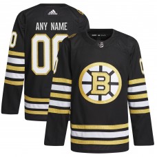 Именная игровая форма Boston Bruins adidas   100th Anniversary Primegreen Authentic - Black