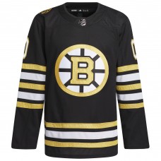 Именная игровая форма Boston Bruins adidas   100th Anniversary Primegreen Authentic - Black
