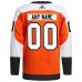 Именная игровая джерси Philadelphia Flyers adidas  Home  Primegreen Authentic Custom - Burnt Orange