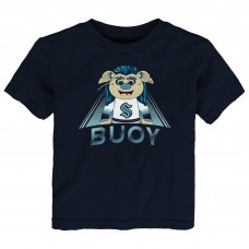 Toddler Seattle Kraken Deep Sea Blue Mascot Callout T-Shirt