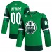 Именная джерси Edmonton Oilers adidas St. Patricks Day Authentic - Kelly Green