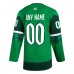 Именная игровая джерси Nashville Predators adidas St. Patricks Day Authentic Custom - Kelly Green