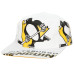 Бейсболка Pittsburgh Penguins Mitchell & Ness White In Your Face Deadstock