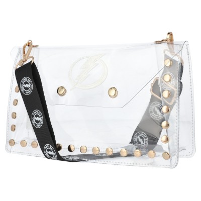 Tampa Bay Lightning Cuce Crystal Clear Envelope Crossbody Bag