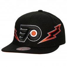 Бейсболка Philadelphia Flyers Mitchell & Ness Double Trouble Lightning - Black