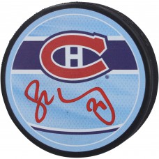 Шайба с автографом Juraj Slafkovsky Montreal Canadiens Fanatics Authentic Autographed 2022-23 Reverse Retro