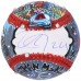 Nathan MacKinnon Colorado Avalanche Autographed Fanatics Authentic Baseball - Hand Painted by Artist Charles Fazzino