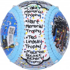 Auston Matthews Toronto Maple Leafs Autographed Fanatics Authentic Baseball - Hand Painted by Artist Charles Fazzino