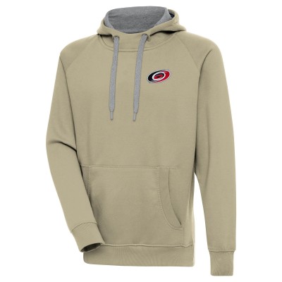 Carolina Hurricanes Antigua Khaki Victory Pullover Hoodie