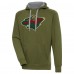 Толстовка Minnesota Wild Antigua Victory - Olive