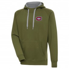 Толстовка Montreal Canadiens Antigua Victory - Olive