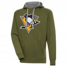 Толстовка Pittsburgh Penguins Antigua Victory - Olive