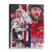 Alexander Ovechkin Washington Capitals Fanatics Authentic Stretched 16 x 20 Canvas Giclee Print - Embellished and Signed by Artist David Arrigo