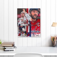 Alexander Ovechkin Washington Capitals Fanatics Authentic Stretched 16 x 20 Canvas Giclee Print - Embellished and Signed by Artist David Arrigo