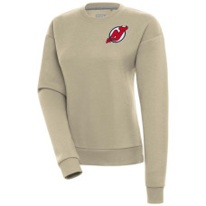 Женская свитшот New Jersey Devils Antigua Khaki Victory Pullover Женская свитшот New Jersey Devils Antigua Khaki Victory Pullover