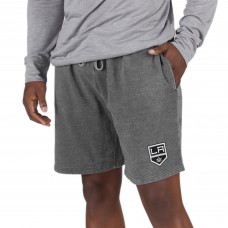 Los Angeles Kings Concepts Sport Trackside Jam Shorts - Charcoal
