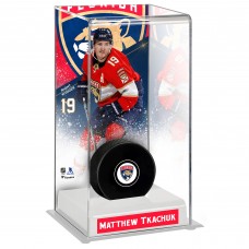 Шайба Matthew Tkachuk Florida Panthers Fanatics Authentic Deluxe Tall Display Case