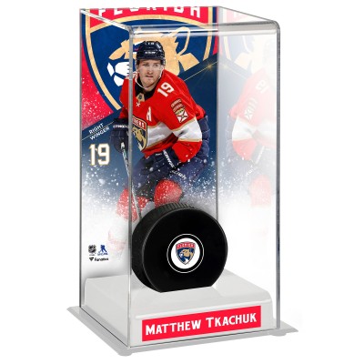 Шайба Matthew Tkachuk Florida Panthers Fanatics Authentic Deluxe Tall Display Case