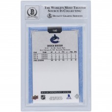 Brock Boeser Vancouver Canucks Autographed 2019-20 Upper Deck Chronology #146 #/122 Beckett Fanatics Witnessed Authenticated 10 Card