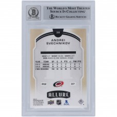 Andrei Svechnikov Carolina Hurricanes Autographed 2020-21 Upper Deck Allure #38 Beckett Fanatics Witnessed Authenticated 10 Card Andrei Svechnikov Carolina Hurricanes Autographed 2020-21 Upper Deck Allure #38 Beckett Fanatics Witnessed Authenticated 10 Card