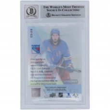 Mika Zibanejad New York Rangers Autographed 2020-21 Upper Deck Synergy Exceptional Stars #ES-28 #/749 Beckett Fanatics Witnessed Authenticated 10 Card