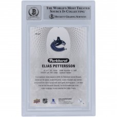 Elias Pettersson Vancouver Canucks Autographed 2019-20 Upper Deck Parkhurst Parkies #PK-27 Beckett Fanatics Witnessed Authenticated 10 Card