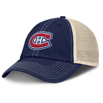 Бейсболка Montreal Canadiens Fanatics Navy/Natural Rival Trucker
