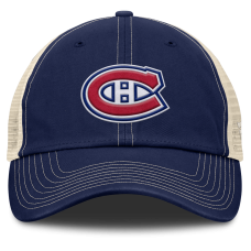 Бейсболка Montreal Canadiens Fanatics Navy/Natural Rival Trucker