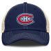 Бейсболка Montreal Canadiens Fanatics Navy/Natural Rival Trucker