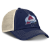 Бейсболка Colorado Avalanche Fanatics Navy/Natural Rival Trucker