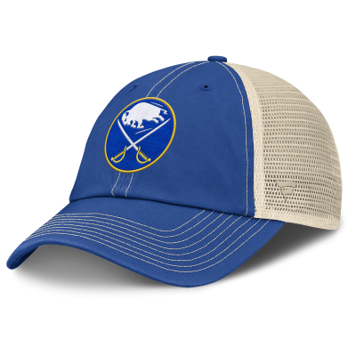 Бейсболка Buffalo Sabres Fanatics Royal/Natural Rival Trucker