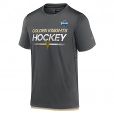 Футболка Vegas Golden Knights 2024 NHL Winter Classic Authentic Pro Tech - Charcoal