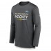 Футболка с длинным рукавом Vegas Golden Knights Fanatics Charcoal 2024 NHL Winter Classic Authentic Pro Tech