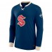 Футболка с длинным рукавом Seattle Kraken 2024 NHL Winter Classic Authentic Pro Lace - Deep Sea Blue