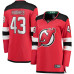 Женская джерси New Devils Luke Hughes Fanatics Red Home Breakaway Женская джерси New Devils Luke Hughes Fanatics Red Home Breakaway