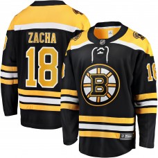 Pavel Zacha Boston Bruins Home Breakaway Player Jersey - Black