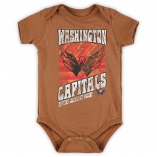 Newborn & Малышам Washington Capitals Brown Hip To The Game Bodysuit