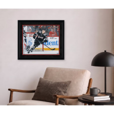 Фото с автографом Luke Hughes New Jersey Devils Fanatics Authentic 16" x 20" NHL Debut with "NHL DEBUT 4/11/23" Inscription