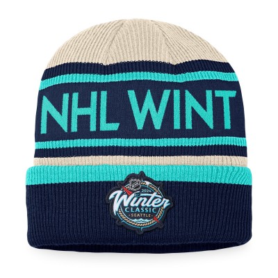 Шапка 2024 NHL Winter Classic Cuffed Knit - Cream/Navy
